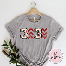 Load image into Gallery viewer, 3 Up 3 Down Baseball Graphic Tee