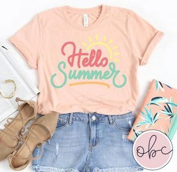 Hello Summer Graphic Tee