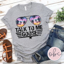 Load image into Gallery viewer, Talk to Me Goose Top Gun Graphic Tee