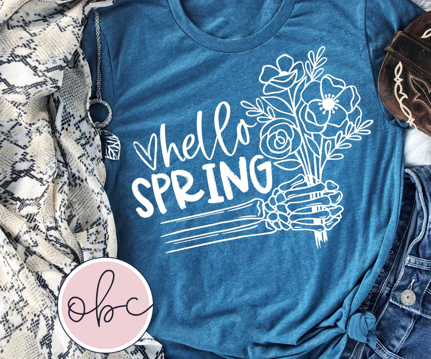 Hello Spring T-shirt Cute Spring Tee Spring Clothing Spring 