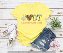 Load image into Gallery viewer, Peace, Love, OT Occupational Therapy Graphic Tee