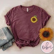 Load image into Gallery viewer, Sunflower Pocket Graphic Tee